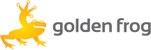 Golden Frog's logos