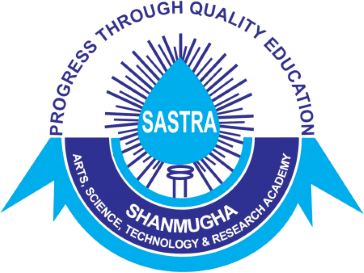 SASTRA Deemed University's logos